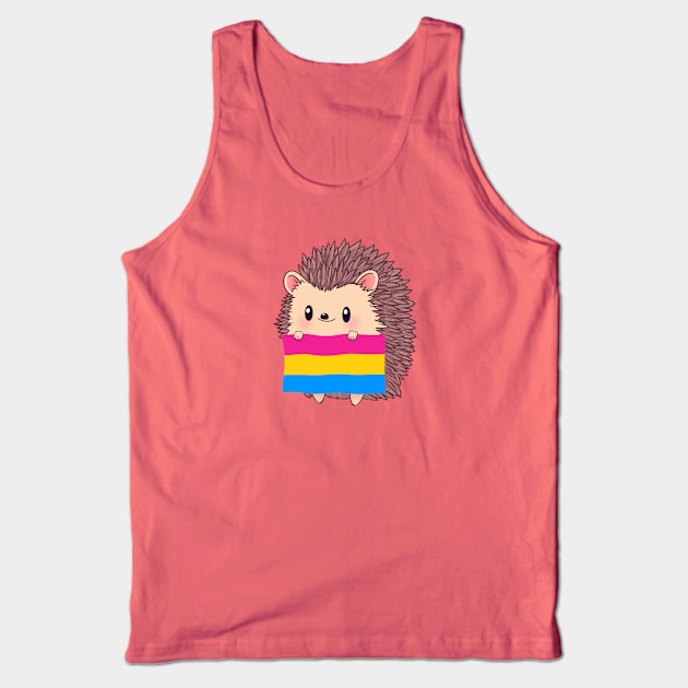 Hedgehog Pansexual Pride Tank Top by tobikobagel